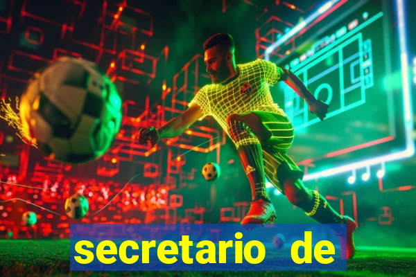 secretario de esporte salario